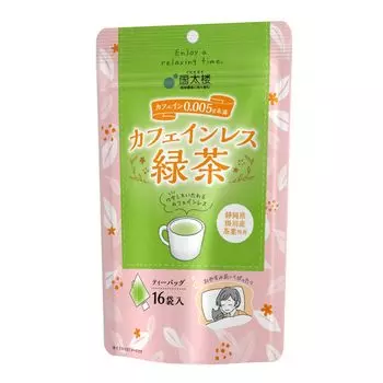 Kunitaro Decaffeinated Green Tea Triangular Tea Bags 16P x 3
