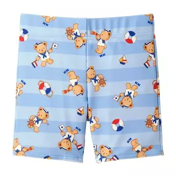 Купальник Pool Baby UV Made in For Blue [MIKI HOUSE], Купальники средней длины, Плавание, Плавание, Отдых, Защита, Мальчики, Япония, Младенцы, Дети, синий
