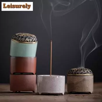Курильница для благовоний в форме кленового листа Zen, бытовая, небольшая, для ароматерапии, внутренняя, держатель для сиденья для благовоний, украшения для чайной церемонии