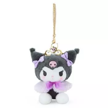 Kuromi 10.5 6 13 см 947733 Sanrio Sanrio Mascot Holder Chromi Chromi Chan Excitement Tiara