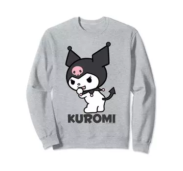 Свитшот Kuromi US Design серый
