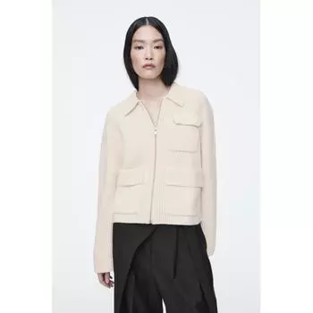 Куртка Cos Japan Ribbed Merino Wool Utility creams/MP
