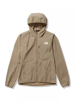 Куртка North Mountain Soft Shell Hoodie с водоотталкивающей пропиткой, эластичная, легкая, цвета загара Kelp S [The Face] для мужчин