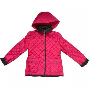 Куртка Polo Ralph Lauren FW24 Вышитая С капюшоном Ромбовидная стеганая Однобортная Детские куртки 313910983-004 XL
