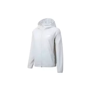 Куртка с капюшоном и принтом логотипа Li Ning, унисекс, серая YFDT135-2 S