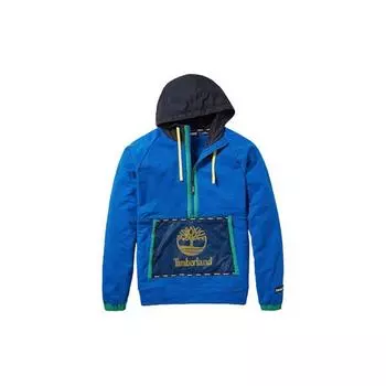 Куртка с капюшоном и сетчатым карманом Timberland, мужские куртки, цвет «синий океан» A22BZ-454 M