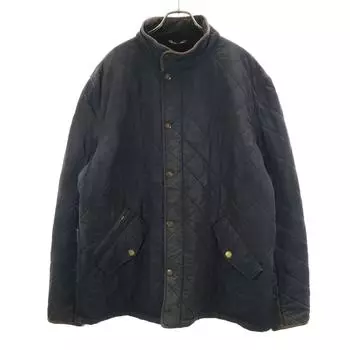 Куртка стеганая Barbour Powell XXL темно-синяя Мужская Б/У