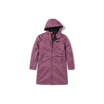 Куртка Timberland Casual Mid-Length Solid Color Hooded Jacket Women Jackets Grape-Milkshake A5TAF-CL4 L