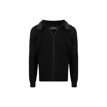 Куртка-толстовка с капюшоном Polo Ralph Lauren FW21 с вышитым логотипом на молнии, мужская, черная 784850743-001 L