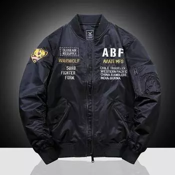 Куртка Tooling Куртка Air Force Pilot Мужская вышитая бейсбольная майка большого размера Куртка M