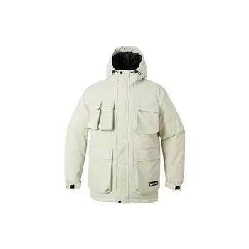 Куртка-ветровка с капюшоном и принтом букв Timberland, мужская серая A26SKCY2 M