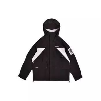 Куртка-ветровка с капюшоном Timberland X Mastermind World Collaboration Spliced со светоотражающим логотипом, унисекс, черная, TB0A2-8YC M