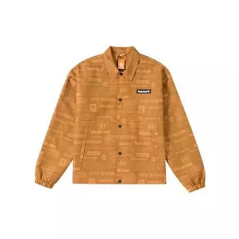 Куртка-ветровка Timberland с полным принтом и буквенным узором, мужская куртка, пшеница A6B6X-P47 XL