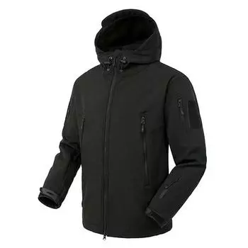 Куртки из мягкой ткани Skin Soft Shell, мужские ветрозащитные водонепроницаемые куртки, мужские куртки, мужские куртки-бомберы с капюшоном XS зелёный