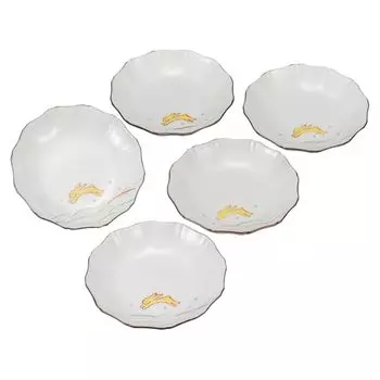 Kutani ware plate collection Hanehusagi Iwataya 5.2 K8-108