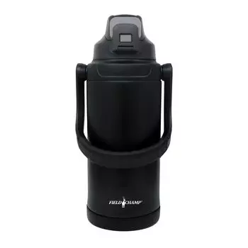 Кувшин Field Champ Vacuum Cold Storage из нержавеющей стали, бутылка из нержавеющей стали 2 л, большая емкость, ручка для питья одним нажатием, легко моется