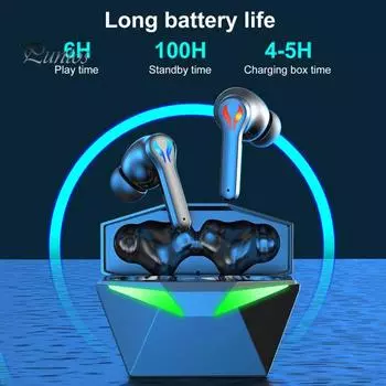KW-01 Wireless Earphone Noise Reduction Low Power Consumption Dual-mode Decoding Bluetooth5.1 HiFi Gaming Earbud for Running белый