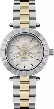 Кварцевые часы Vivienne Westwood Westbourne Orb с серебристым циферблатом и браслетом из нержавеющей стали, женские, двухцветные VV092SLSG, серебристые, VV092SLSG-AMZUK. серебряный