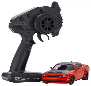 Kyosho AWD Dodge Challenger SRT Hellcat Red Eye Torred 32621R Mini-Z