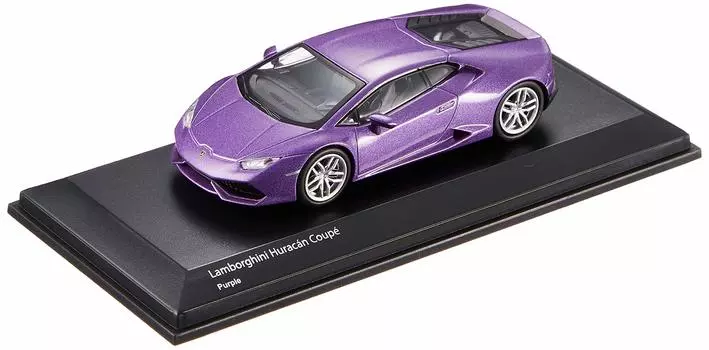 Kyosho Bunka Original Scale Mini Car Series Lamborghini Huracan Purple Готовый продукт 1/64 фиолетовый