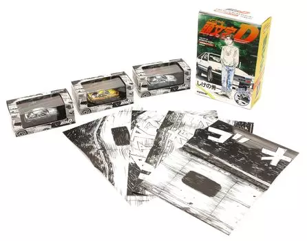 Kyosho Initial D Manga Style Painted Edition Набор из 3 готовых изделий 1/64