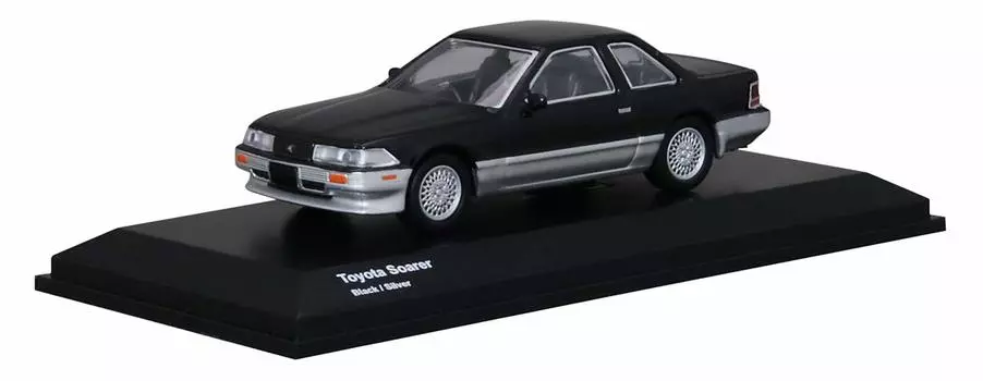 Kyosho Original Toyota Soarer Finished Product Limited KS06506BS 1/64 Черный/Серебристый