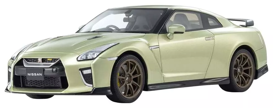 Kyosho Scale Resin Model Mini Car Premium Edition Millennium Jade 1/18 GT-R T-Spec