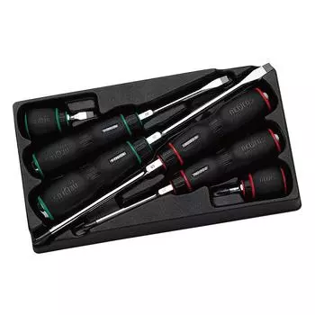 Kyoto Machinery Tools (KTC) Nepros Resin Handle Driver Mixed Set NTD106