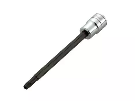 Kyoto Machinery Tools Long Torx Bit Socket T40 BT3T40HL (KTC) 9.5mm (3/8 inch) T-type Tamper-proof