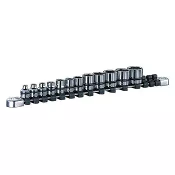 Kyoto Machinery Tools Nepros Socket Set NTB312A Drive 12 pieces 1 set (KTC) Angle 9.5mm
