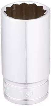 Kyoto Machinery Tools Socket 19mm B3M19W (KTC) 9.5mm (3/8 inch) Semi-Deep (Dodecagonal)