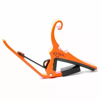 KYSER KG6NOA Неоновый оранжевый каподастр для акустической гитары KYSER