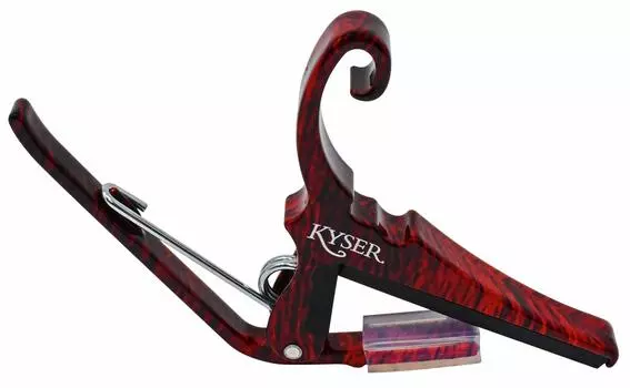 Kyser Quick Change для KGCRW Capo, классическая/фламенко гитара, палисандр, розовый лес