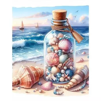 #L 5D DIY Full Square Drill Diamond Painting Wandering Bottle Decor Art Craft ZQA3938