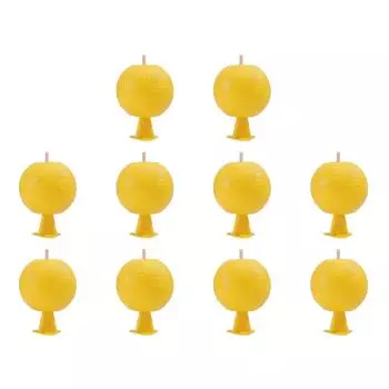 #L Fruit Fly Traps Sticky Traps Citrus Shaped for Indoor Outdoor (B)