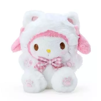 Sanrio I Love Neko Neko Series Мягкая игрушка L Моя Мелодия Моя Мелодия Моя Мелодия 19 x 19,5 x 12,7 см Персонаж 918555 SANRIO