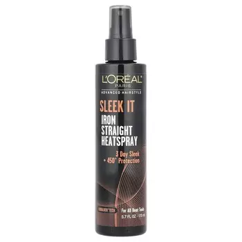 L Oral, Advanced Hairstyle, термоспрей Sleek It Straight, 170 мл (5,7 жидких унций)