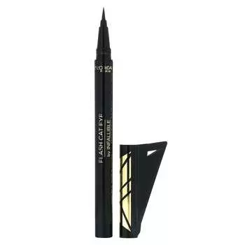 L Oral, Infallible, жидкая подводка для глаз Flash Cat Eye, оттенок 220 черный, 0,55 мл (0,018 жидких унций)