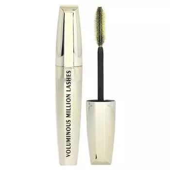 L Oral, Объемная тушь для ресниц Million Lashes, оттенок Blackest Black 635, 0,3 жидких унций (9 мл)