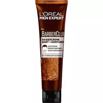 L Oral Paris - Крем для бритья бороды + контуры Barber Club Men Expert 150 мл -
