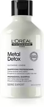 L’Oral Professionnel Serie Expert Metal Detox shampoing nettoyant en profondeur pour cheveux colors et abms TU прозрачный