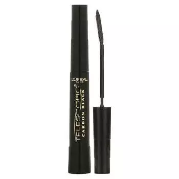 L Oral, Телескопическая тушь для ресниц Carbon Black, Carbon Black 935, 0,27 жидких унций (8 мл)