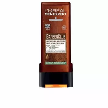 L Oreal Make Up Men Expert Barber Club Увлажняющий очищающий гель для душа (400 мл)