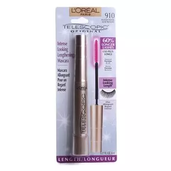 L OREAL Тушь для ресниц Telescopic 8 мл, Blackest Black, 1 шт.