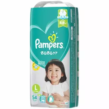L Подгузники Pampers Smooth Care 54 шт [размер ленты] (9~14 кг) белый