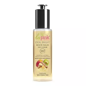 La Pink Ideal Bright Face Serum | Формула на 100% свободна от микропластика | Кожа, похожая на стекло, осветляет, выравнивает тон кожи | Яркая сияющая кожа | 40+10 мл Extra