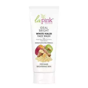La Pink Ideal Bright Face Wash | Формула на 100% свободна от микропластика | Кожа как стекло, осветляет, выравнивает тон кожи | Для всех типов кожи | 100 мл