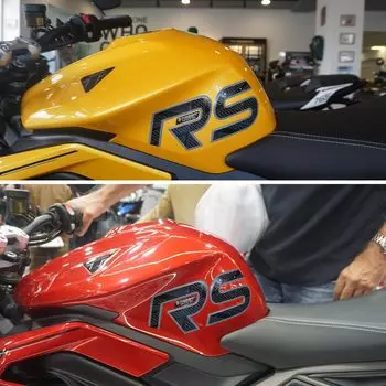 labelbike - 3D-наклейка из смолы для защиты боковой стороны бака мотоцикла Triumph S3et Triple 765 RS 2023