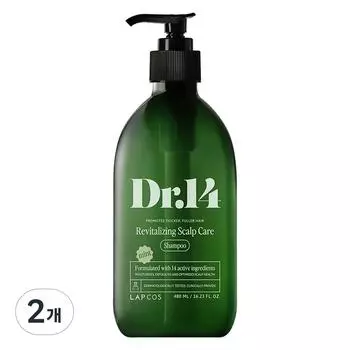 ЛАБКОС д-р. Шампунь Forteen Revitalizing Scalp Care, 2 упаковки, 480 мл