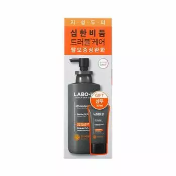 LABO-H Шампунь от выпадения волос Dandruff Clinic Severe Dandruff & Trouble 333 мл + 50 мл в подарок